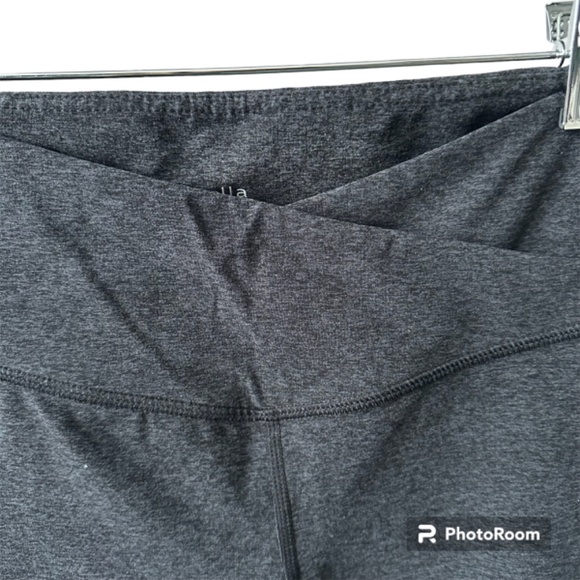 Zella Restore High Waist Soft Cross Band 7/8 charcoal grey leggings size‎ Medium - Picture 3 of 4